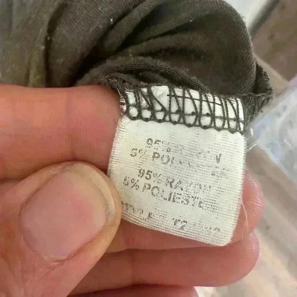 Shulami size small long lightweight sweater office preppy button up brown casual - Picture 5 of 5